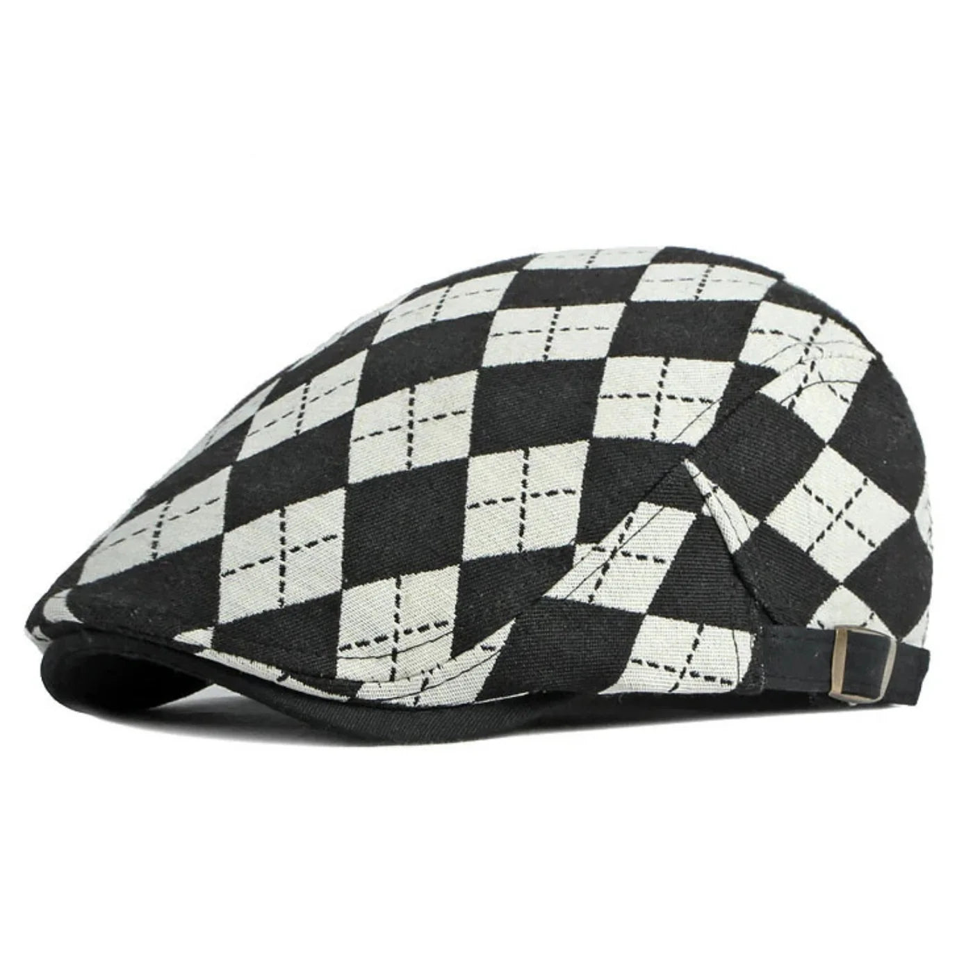 Somerton Check Driving Cap