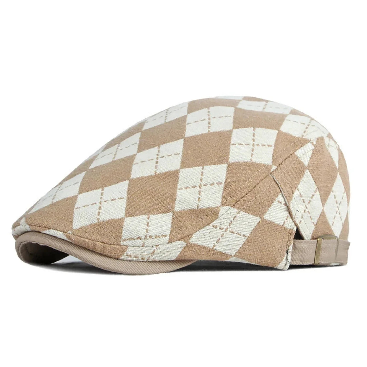 Somerton Check Driving Cap