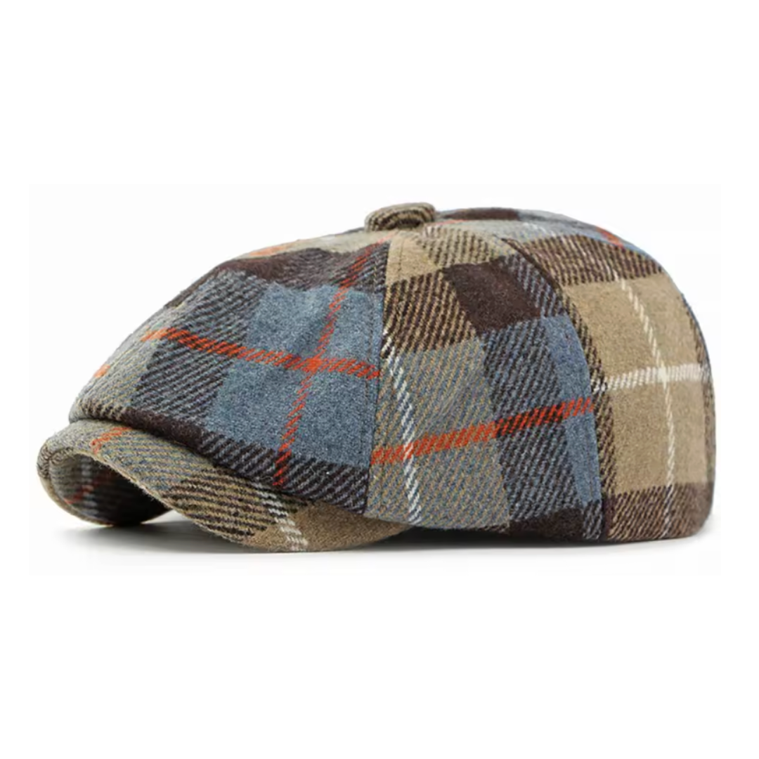 Stratford Plaid Newsboy Cap