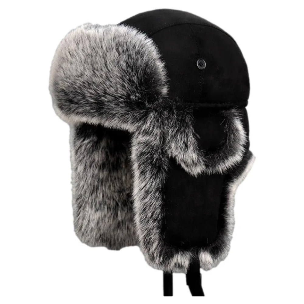 Westbrook Warm Fur-Lined Winter Trapper Hat