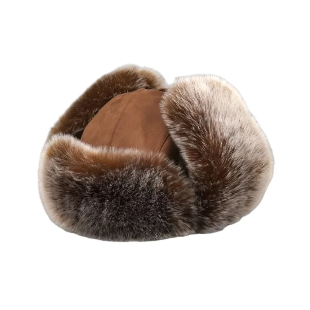 Westbrook Warm Fur-Lined Winter Trapper Hat
