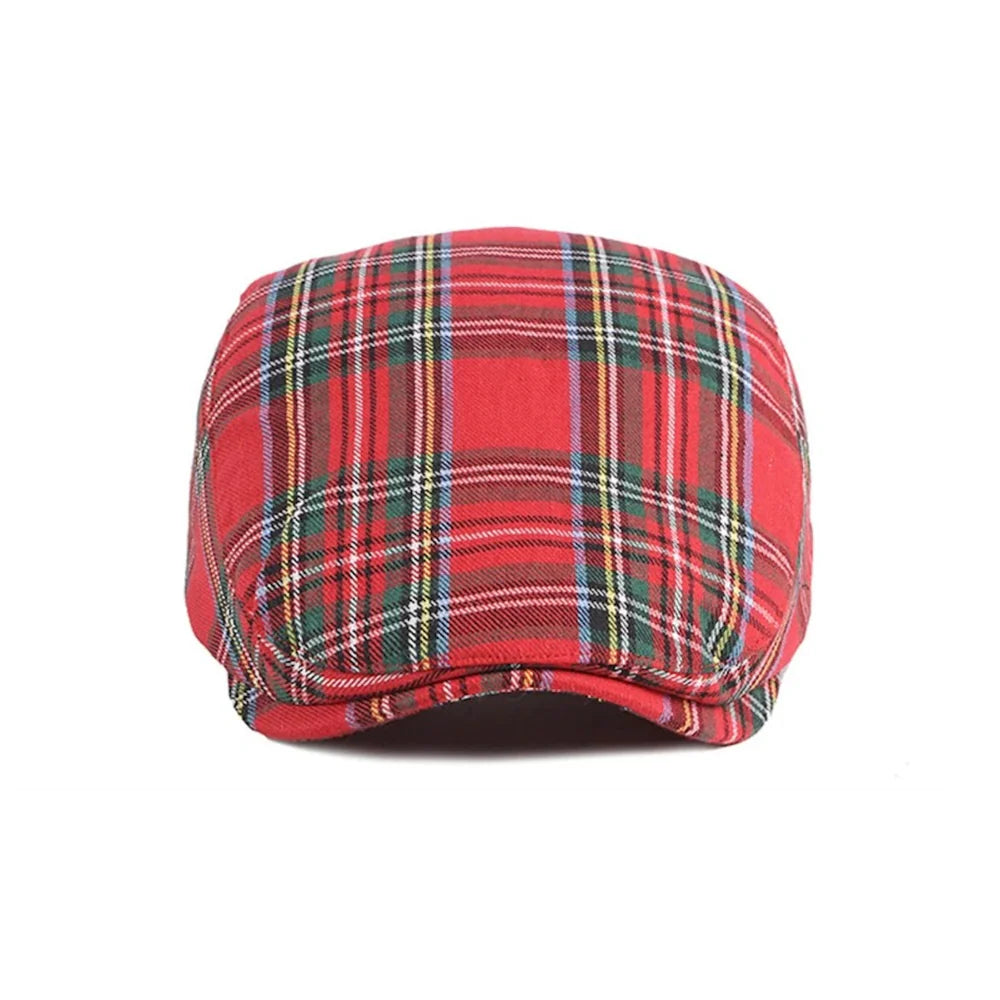 Langston Tartan Flat Cap