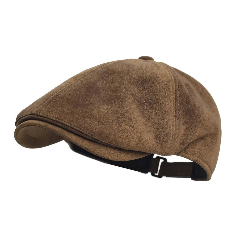 Somerset Suede Newsboy Cap