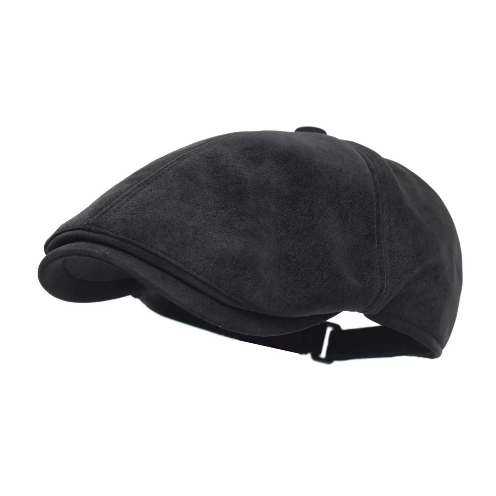 Somerset Suede Newsboy Cap